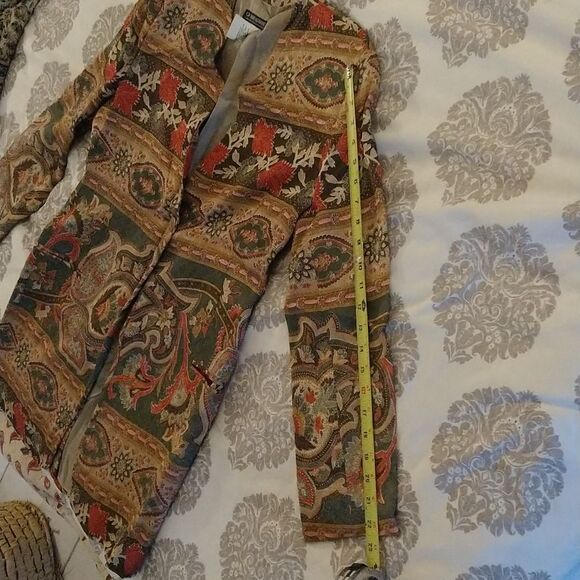 Silk Southwest Print Blazer - Picture 9 of 11